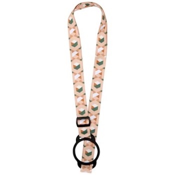 Lanyard per sublimazione in RPET con braccialetto in silicone Lior - Gadget.it - 
