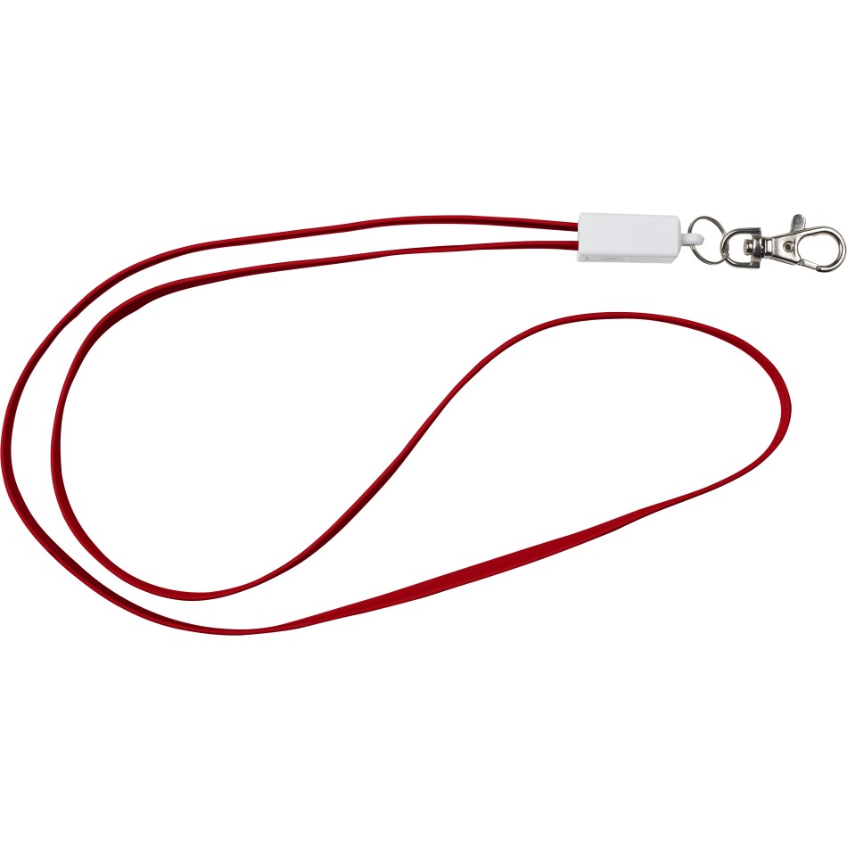 Lanyard TPE per la ricarica, in PVC Marguerite - Gadget.it - 