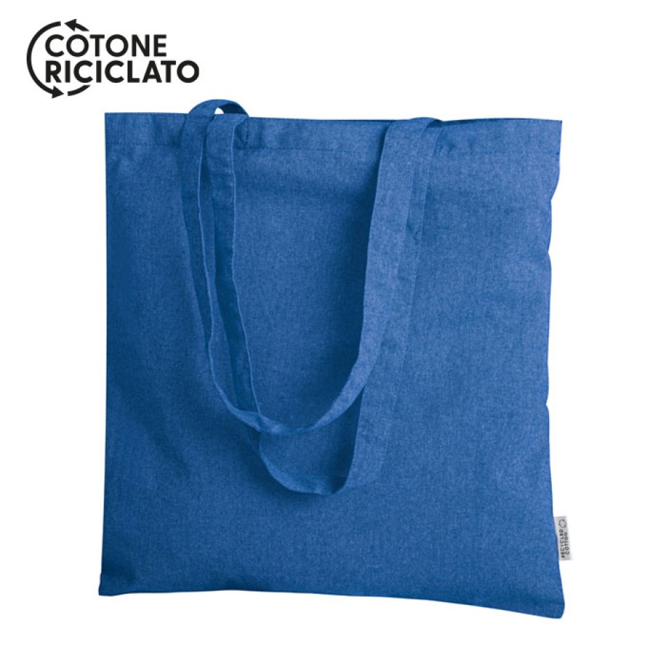 Shopper in cotone ricilato 38x42 cm - LARA - Gadget.it - 