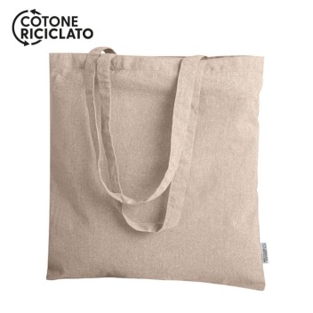Shopper in cotone ricilato 38x42 cm - LARA - Gadget.it - 
