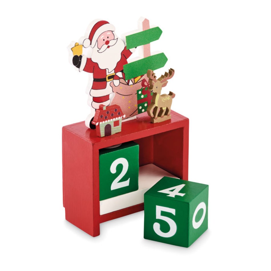 Calendario di Natale in legno - LASKENTA  - Gadget.it - 