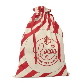 Grande sacco di Babbo Natale in cotone - LAUKKU - Gadget.it - 