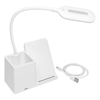 LIGHT & CHARGE - Lampada da scrivania con stazione di ricarica - Gadget.it - 