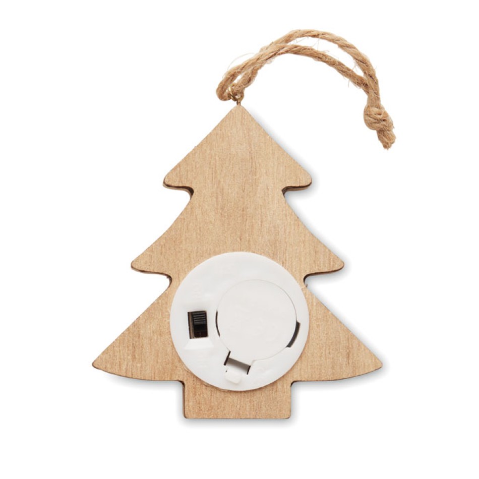 Albero di Natale in legno con luci - LULIE - Gadget.it - 