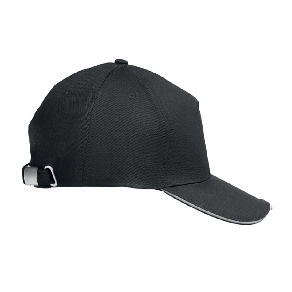 Cappellino a 5 pannelli in cotone - LUZCAP - Gadget.it - 