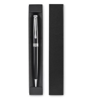 Penna in acciaio inox riciclato refill blu - LYON - Gadget.it - 