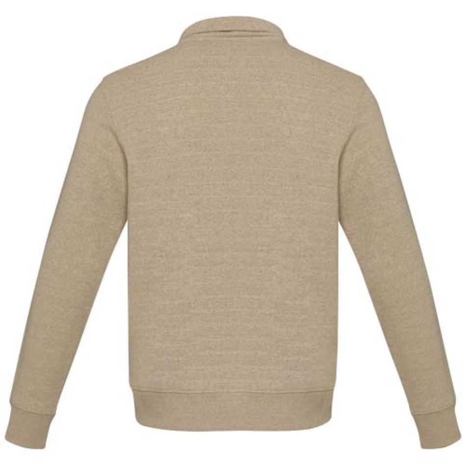 Maglione con cerniera a un quarto in tessuto riciclato unisex Aware™ Tin  - Gadget.it - 