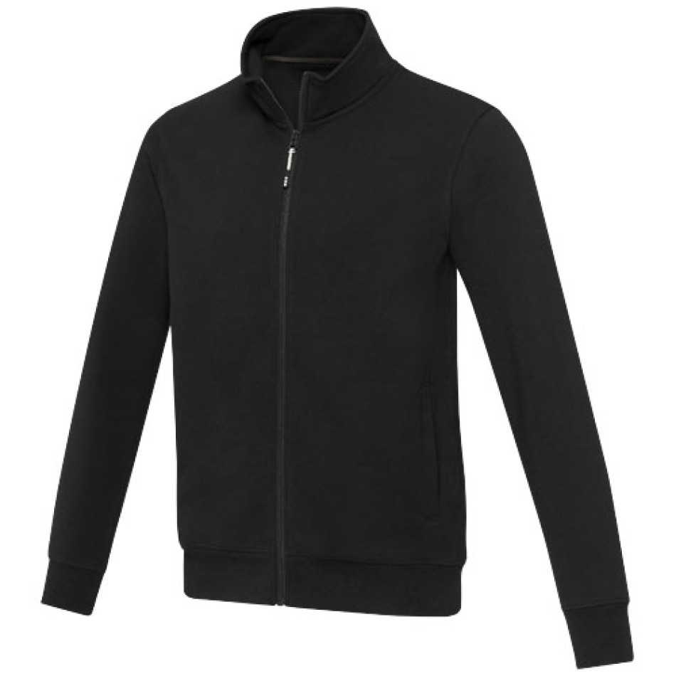 Maglione unisex in tessuto riciclato a cerniera intera Galena Aware™ - Gadget.it - 