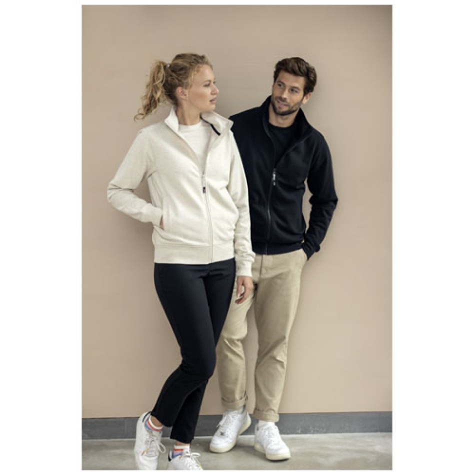 Maglione unisex in tessuto riciclato a cerniera intera Galena Aware™ - Gadget.it - 