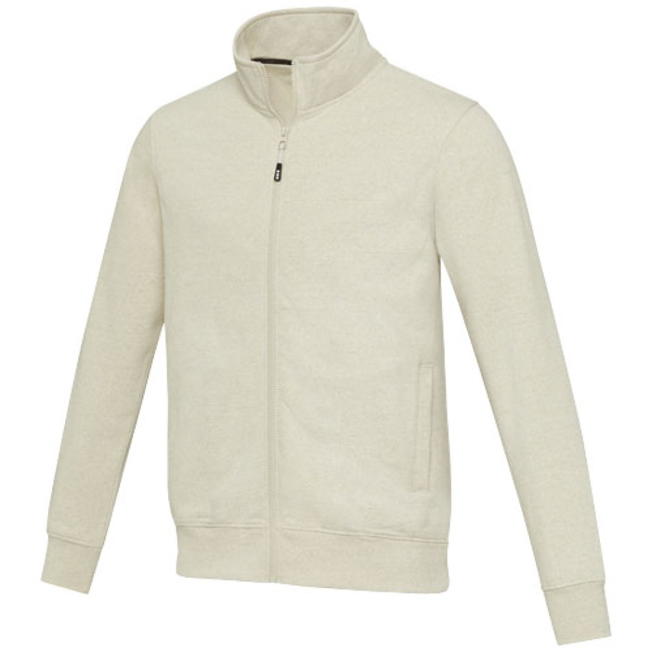 Maglione unisex in tessuto riciclato a cerniera intera Galena Aware™ - Gadget.it - 