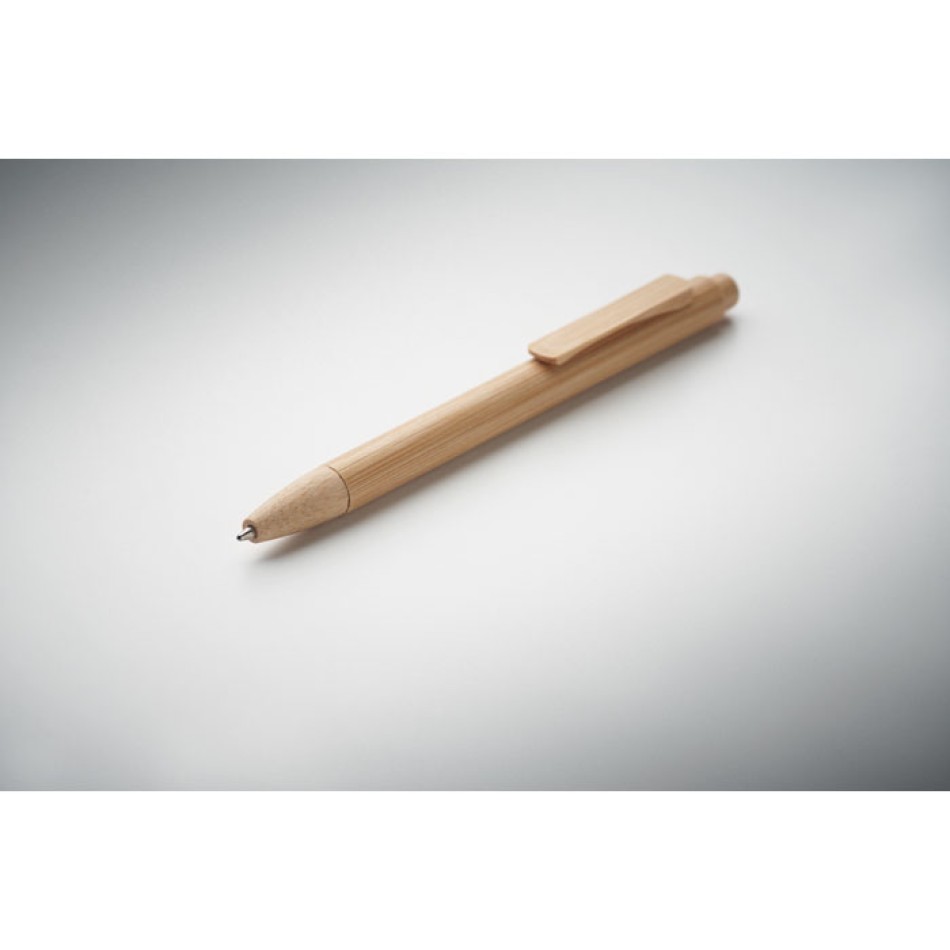 Penna in bamboo refill blu - MAMBO - Gadget.it - 