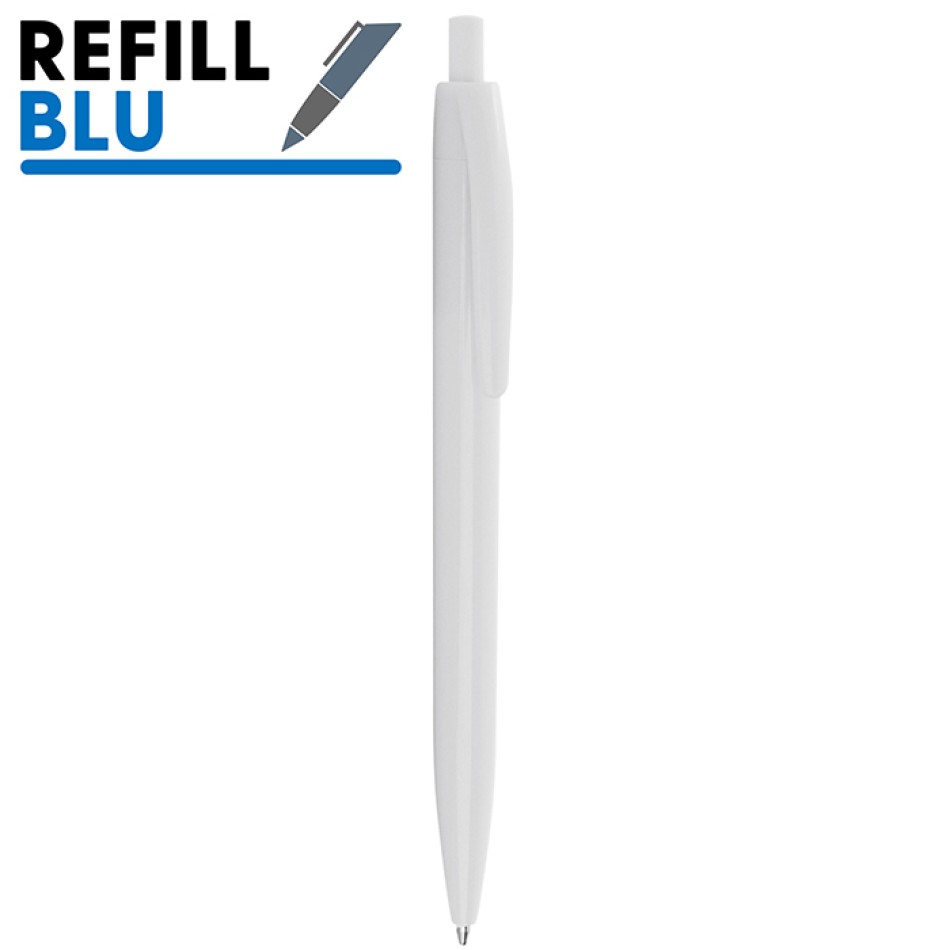 Penna a sfera refill blu - MARTA BLU - Gadget.it - 