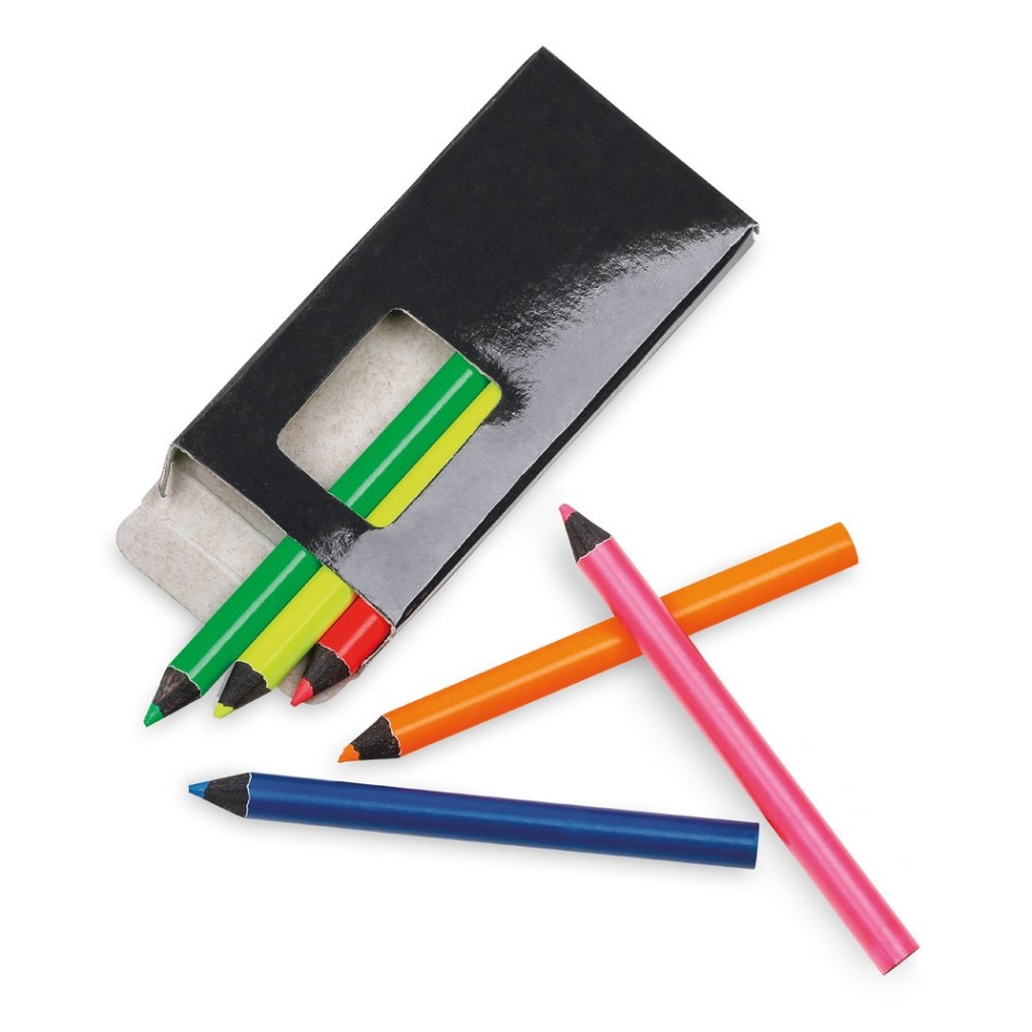 MEMLING. Scatola con 6 matite colorate - Gadget.it - 