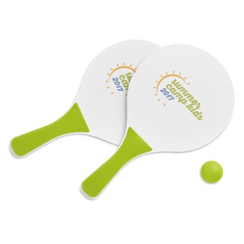 Set racchettoni in MDF con pallina - Gadget.it - 