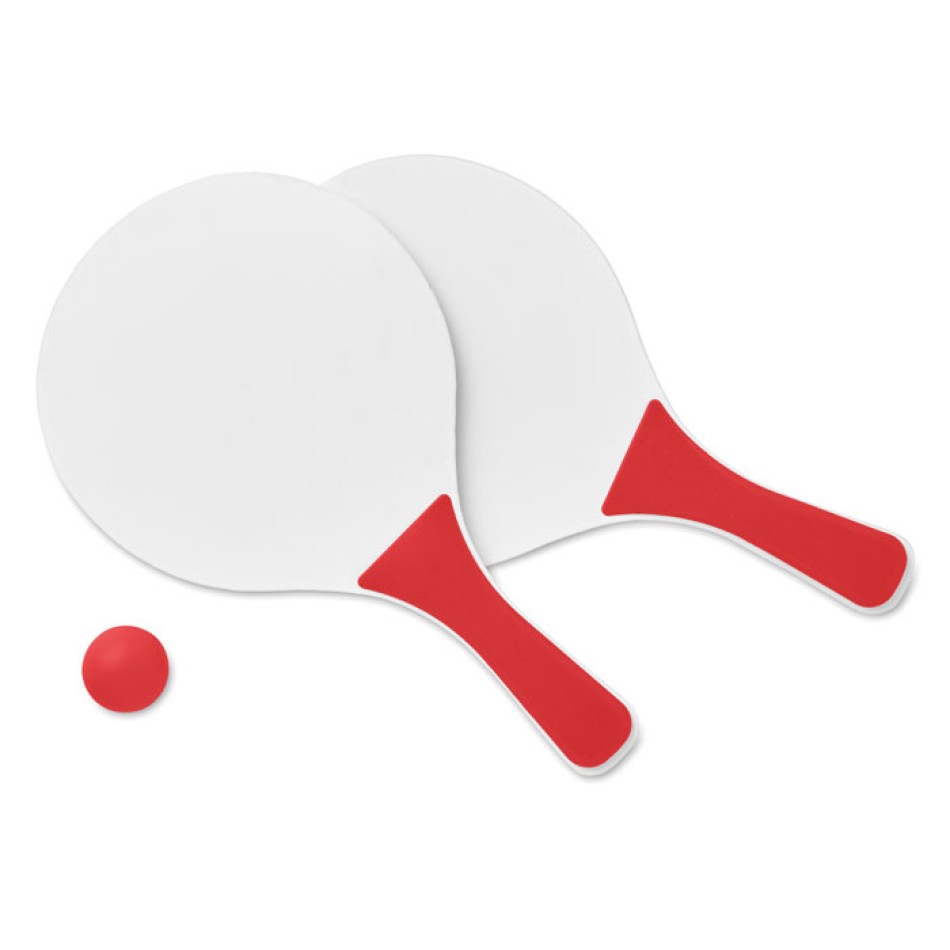 Set racchettoni in MDF con pallina - Gadget.it - 