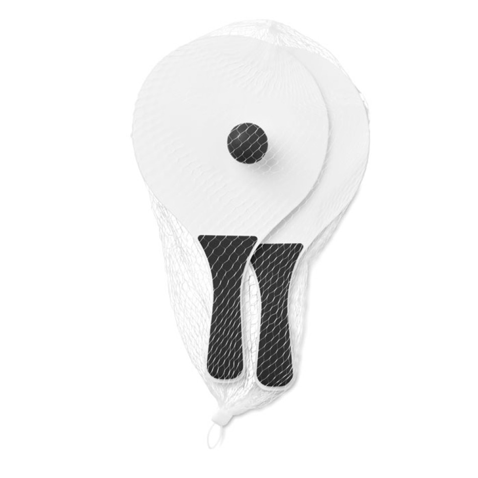 Set racchettoni in MDF con pallina - Gadget.it - 