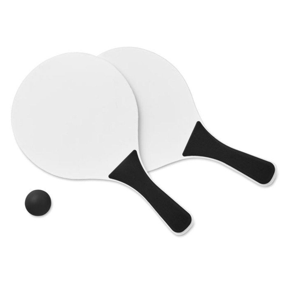 Set racchettoni in MDF con pallina - Gadget.it - 