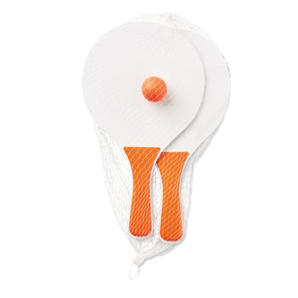 Set racchettoni in MDF con pallina - Gadget.it - 