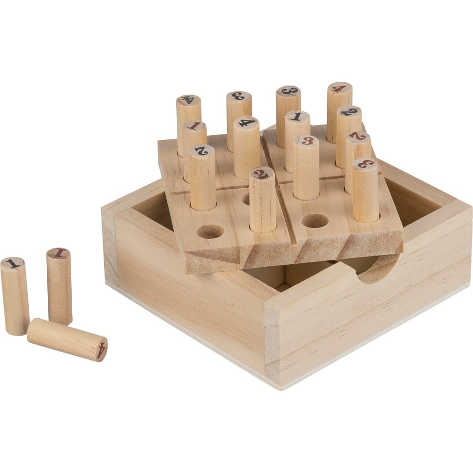Mini set Sudoku in legno di pino Kenza - Gadget.it - 