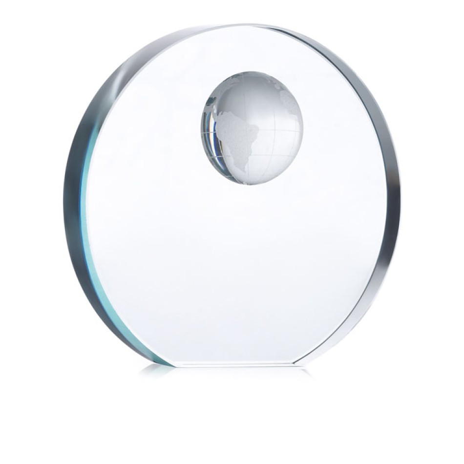 MONDAL - Fermacarte in vetro rotondo - Gadget.it - 
