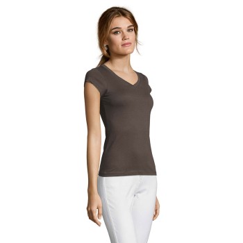 T-shirt donna SOL'S MOON con scollo a V profondo - Gadget.it - 