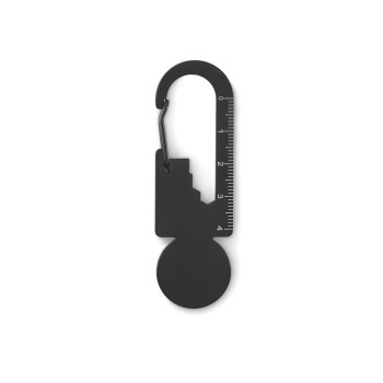 Portachiavi multifunzione in acciaio inox - MULTIKEY  - Gadget.it - 