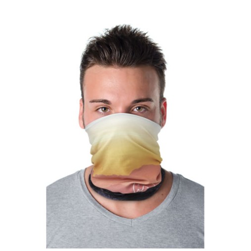 Multisciarpa in PET riciclato con stampa a sublimazione, orli e strato in pile Zoya  - Gadget.it - 