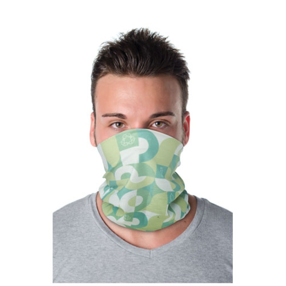 Multisciarpa in PET riciclato da 145 g/m² con stampa a sublimazione Alice - Gadget.it - 