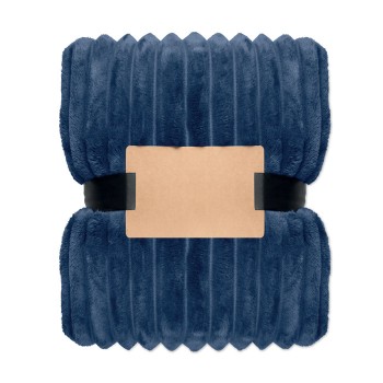 NIEVE - Coperta a righe in pile RPET - Gadget.it - 