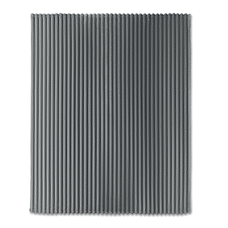 NIEVE - Coperta a righe in pile RPET - Gadget.it - 