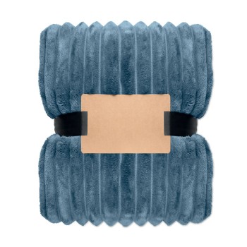NIEVE - Coperta a righe in pile RPET - Gadget.it - 