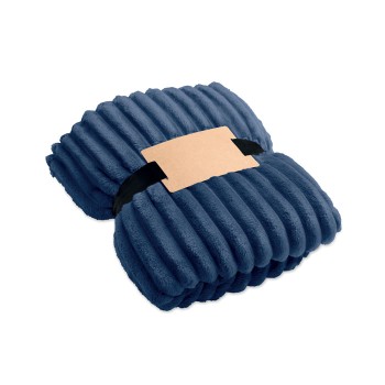 NIEVE - Coperta a righe in pile RPET - Gadget.it - 
