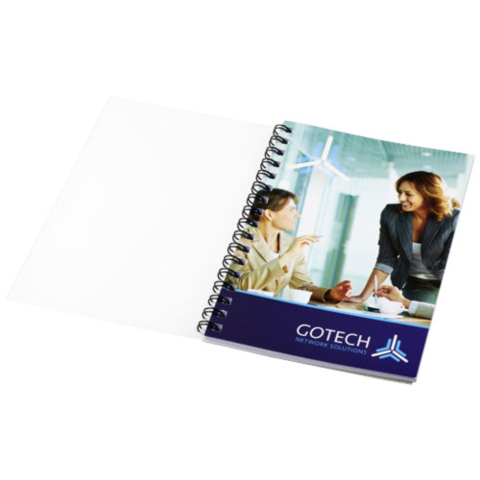Notebook A6 spiralato Desk-Mate® con copertina in PP - Gadget.it - 