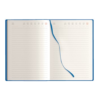 Notes Perpetuo 14,5x21  - Gadget.it - Notes Perpetuo Multilingue con Planning e Chiusura Elastico 14,5x21 cm