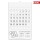 Calendario Mensile Personalizzabile 31x49,5 cm – 12 Fogli in Carta Naturale