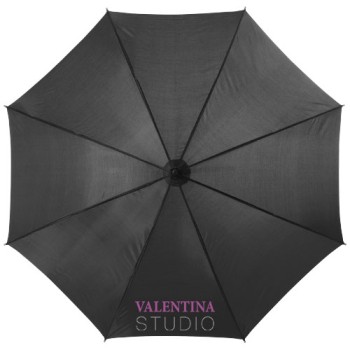 Ombrello Kyle da 23'' con apertura automatica, manico e asta in legno - Gadget.it - 