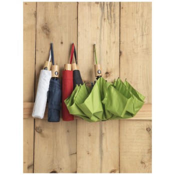 Ombrello pieghevole Bo da 21" ad apertura/chiusura automatica in PET riciclato - Gadget.it - 