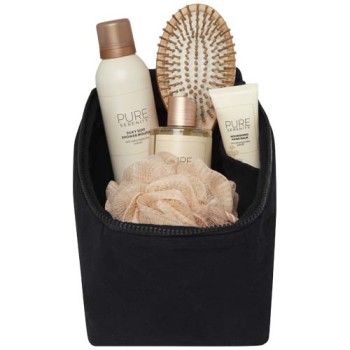 Organizer per articoli per l'igiene personale in cotone riciclato da 500 g/m² Pack Aware™ - Gadget.it - 