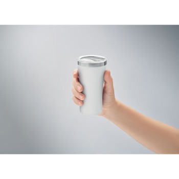 Bicchiere in acciaio inox riciclato 160ml - OZ - Gadget.it - 