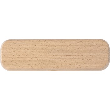 Parure penna e rollerball refill blu in legno - OLIVIERO - Gadget.it - 