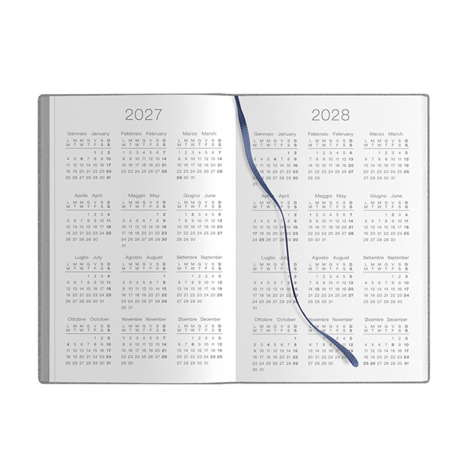 Agenda Giornaliera Personalizzabile con Penna in Metallo – 402 Pagine, S/D Abbinati - Gadget.it - Agenda Giornaliera Personalizzabile da 402 Pagine con Penna in Metallo