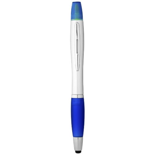 Penna touch in ABS refill nero ed evidenziatore - NASH - Gadget.it - 
