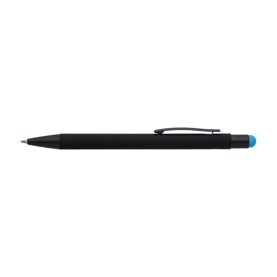 Penne a sfera in alluminio riciclato con finitura gommata Formentera - Gadget.it - 