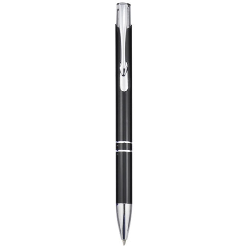 Penna in alluminio riciclato refill nero - MONETA - Gadget.it - 