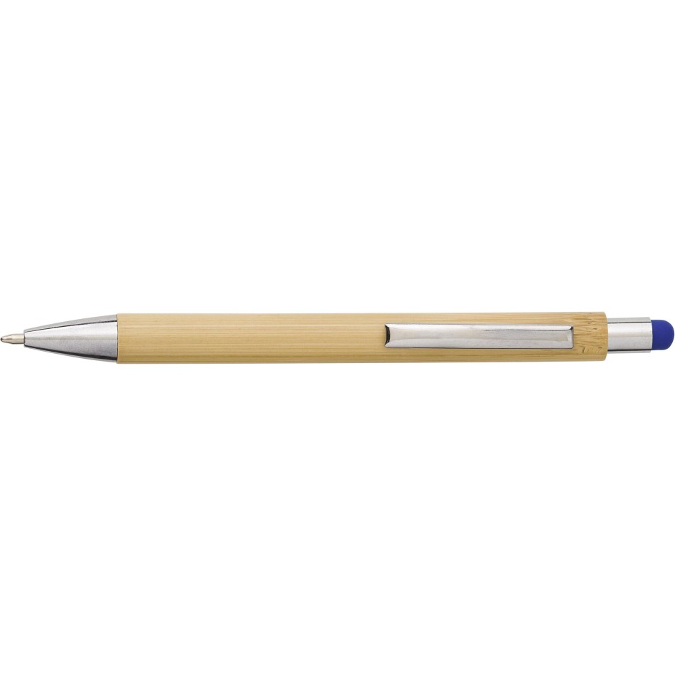 Penna touch in bamboo refill blu - CLAIRE - Gadget.it - 