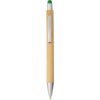 Penna touch in bamboo refill blu - CLAIRE - Gadget.it - 