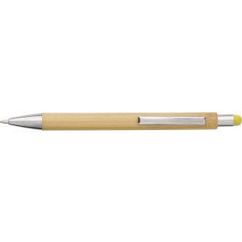 Penna touch in bamboo refill blu - CLAIRE - Gadget.it - 