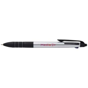 Penna a sfera in materiale riciclato certificato RCS a 3 inchiostri con stilo Trine - Gadget.it - 