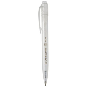 Penna in plastica riciclata refill nero - THALAASA - Gadget.it - 