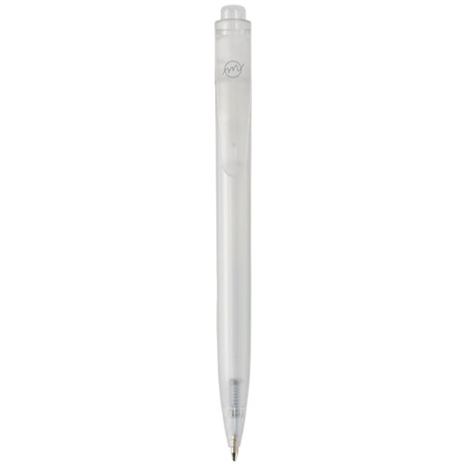 Penna in plastica riciclata refill nero - THALAASA - Gadget.it - 